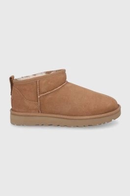 Zdjęcie produktu UGG śniegowce zamszowe kolor brązowy