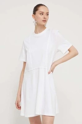 Zdjęcie produktu UGG sukienka bawełniana kolor beżowy mini rozkloszowana 1152855