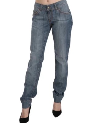 Zdjęcie produktu Umyte bawełniane spodnie dżinsowe Just Cavalli