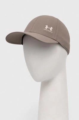 Zdjęcie produktu Under Armour czapka z daszkiem Iso Chill Armourvent kolor beżowy gładka