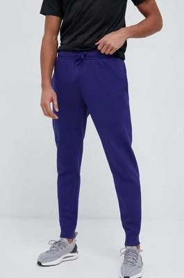 Zdjęcie produktu Under Armour spodnie dresowe kolor fioletowy gładkie 1357128-012