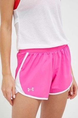 Zdjęcie produktu Under Armour szorty do biegania Fly-By 2.0 kolor różowy medium waist