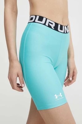 Zdjęcie produktu Under Armour szorty treningowe HG Authentics kolor turkusowy z nadrukiem medium waist