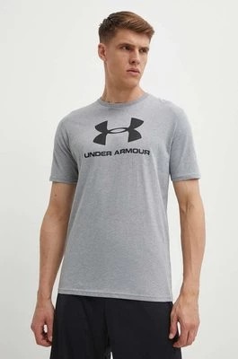 Zdjęcie produktu Under Armour T-shirt 1329590 kolor szary z nadrukiem 1329590-100