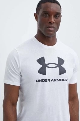 Zdjęcie produktu Under Armour t-shirt męski kolor biały z nadrukiem
