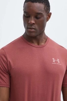 Zdjęcie produktu Under Armour t-shirt męski kolor różowy z nadrukiem 1326799