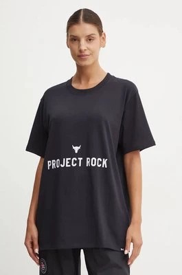 Zdjęcie produktu Under Armour t-shirt Project Rock damski kolor czarny 1386440