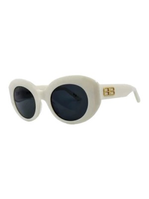 Zdjęcie produktu Unikalne Białe Okulary przeciwsłoneczne Balenciaga