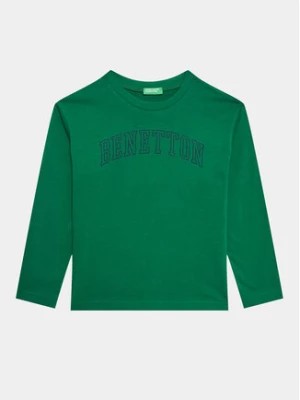 Zdjęcie produktu United Colors Of Benetton Bluzka 3096C10D9 Zielony Regular Fit