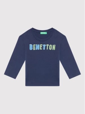 Zdjęcie produktu United Colors Of Benetton Bluzka 3ATNC15F2 Granatowy Regular Fit