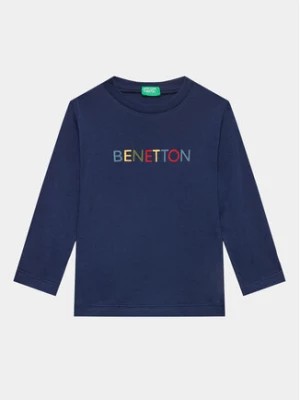 Zdjęcie produktu United Colors Of Benetton Bluzka 3I1XG10A8 Granatowy Regular Fit