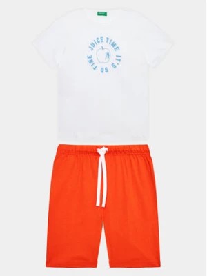 Zdjęcie produktu United Colors Of Benetton Komplet t-shirt i spodenki 3096GK00B Kolorowy Regular Fit