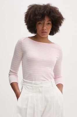 Zdjęcie produktu United Colors of Benetton longsleeve bawełniany kolor różowy 30YSE16A1