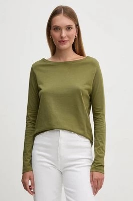 Zdjęcie produktu United Colors of Benetton longsleeve bawełniany kolor zielony 3096D102Q