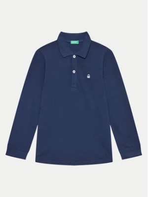 Zdjęcie produktu United Colors Of Benetton Polo 3089G3009 Granatowy Regular Fit