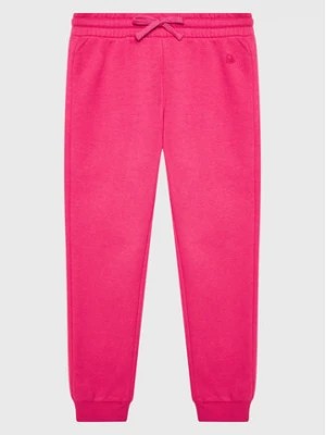 Zdjęcie produktu United Colors Of Benetton Spodnie dresowe 35TMCF022 Różowy Regular Fit