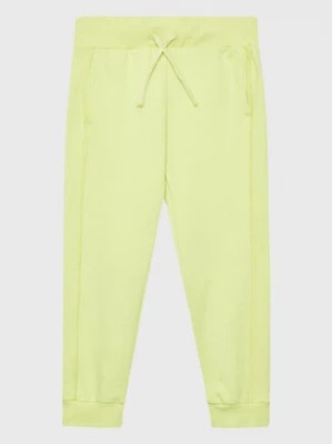Zdjęcie produktu United Colors Of Benetton Spodnie dresowe 3UHRCF02N Żółty Regular Fit