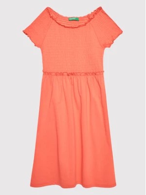 Zdjęcie produktu United Colors Of Benetton Sukienka letnia 3IUE0V005 Różowy Regular Fit