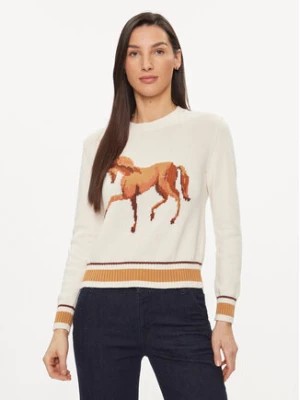 Zdjęcie produktu United Colors Of Benetton Sweter 1594E109B Écru Regular Fit