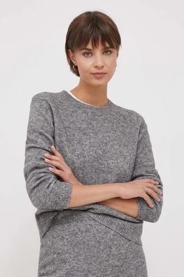 Zdjęcie produktu United Colors of Benetton sweter z domieszką wełny damski kolor szary