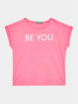 Zdjęcie produktu United Colors Of Benetton T-Shirt 3096C10C1 Różowy Regular Fit