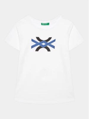 Zdjęcie produktu United Colors Of Benetton T-Shirt 3I1XC10BI Biały Regular Fit