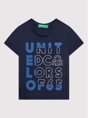 Zdjęcie produktu United Colors Of Benetton T-Shirt 3I1XG100G Granatowy Regular Fit