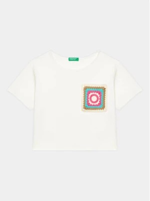 Zdjęcie produktu United Colors Of Benetton T-Shirt 3LHAC10BV Biały Regular Fit