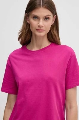 Zdjęcie produktu United Colors of Benetton t-shirt bawełniany damski kolor różowy 3096D102O