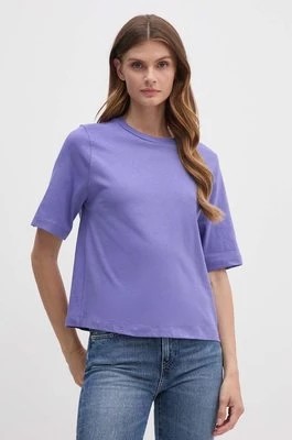 Zdjęcie produktu United Colors of Benetton t-shirt bawełniany kolor fioletowy