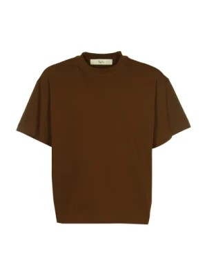Zdjęcie produktu Uniwersalny Brązowy T-shirt z Bawełny dla Mężczyzn Séfr