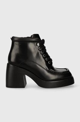 Zdjęcie produktu Vagabond Shoemakers botki skórzane BROOKE damskie kolor czarny na słupku 5644.004.20
