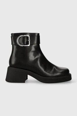 Zdjęcie produktu Vagabond Shoemakers botki skórzane DORAH damskie kolor czarny na słupku 5642.201.20