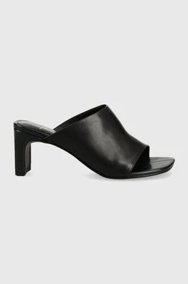 Zdjęcie produktu Vagabond Shoemakers klapki skórzane LUISA damskie kolor czarny na słupku 5312-201-20