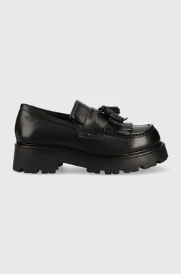 Zdjęcie produktu Vagabond Shoemakers mokasyny skórzane COSMO 2.0 damskie kolor czarny na platformie 5449.201.20