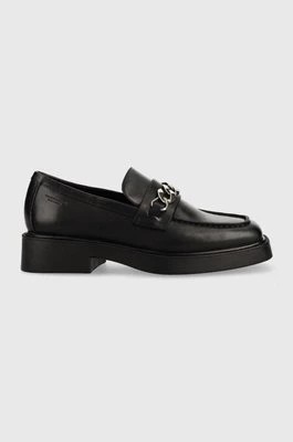 Zdjęcie produktu Vagabond Shoemakers mokasyny skórzane Jillian damskie kolor czarny na platformie