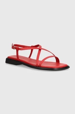 Zdjęcie produktu Vagabond Shoemakers sandały skórzane IZZY damskie kolor czerwony 5713-201-48