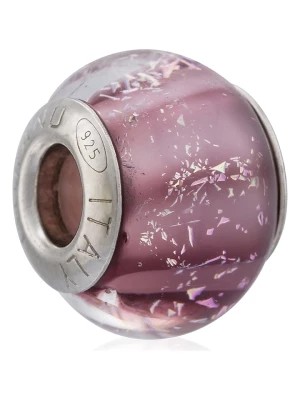 Zdjęcie produktu VALENTINA BEADS Szklany charms w kolorze szaroróżowym rozmiar: onesize