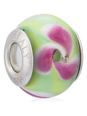 Zdjęcie produktu VALENTINA BEADS Szklany charms w kolorze zielono-różowym rozmiar: onesize