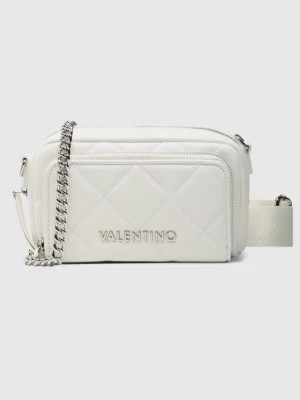 Zdjęcie produktu VALENTINO Biała pikowana torebka ocarina recycle haversack Valentino by Mario Valentino