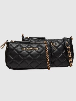 Zdjęcie produktu VALENTINO Podwójna czarna torebka Ocarina Crossbody Valentino by Mario Valentino