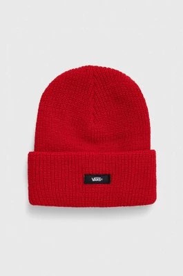 Zdjęcie produktu Vans czapka kolor czerwony z grubej dzianiny