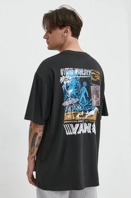 Zdjęcie produktu Vans t-shirt bawełniany męski kolor szary z nadrukiem