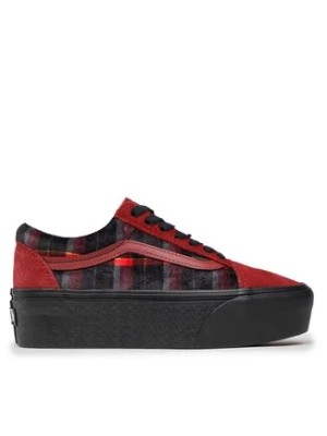 Zdjęcie produktu Vans Tenisówki Old Skool Stac VN0A7Q5M02Y1 Bordowy