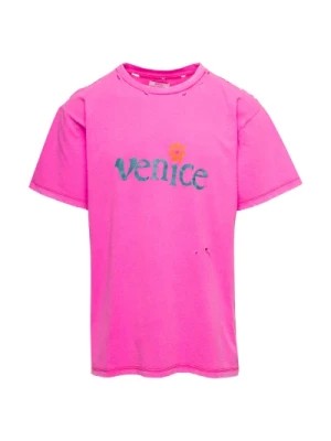 Zdjęcie produktu Venice T-Shirt Dzianinowy w Kolorze Różowym ERL
