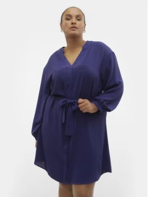 Zdjęcie produktu Vero Moda Curve Sukienka koszulowa 10299117 Niebieski Regular Fit
