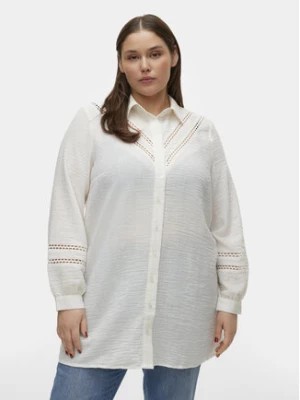 Zdjęcie produktu Vero Moda Curve Sukienka koszulowa Chris 10301894 Biały Regular Fit