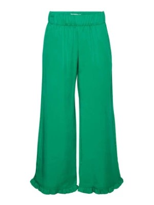 Zdjęcie produktu Vero Moda Girl Spodnie materiałowe 10283853 Zielony Wide Leg