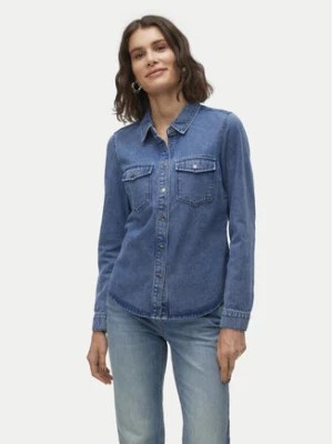 Zdjęcie produktu Vero Moda Koszula jeansowa Jennie 10313726 Granatowy Regular Fit