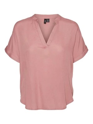 Zdjęcie produktu Vero Moda Koszulka "Beauty" w kolorze szaroróżowym rozmiar: XS